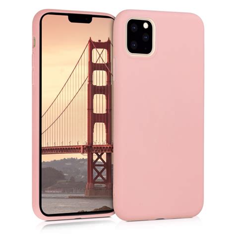 Kwmobile Flexible Rubber Case Rose Gold Matte