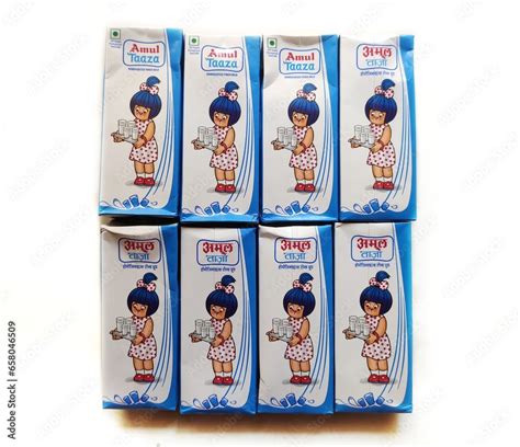 Guwahati Assam India September 26 2023 Amul Taaza Toned Milk 200