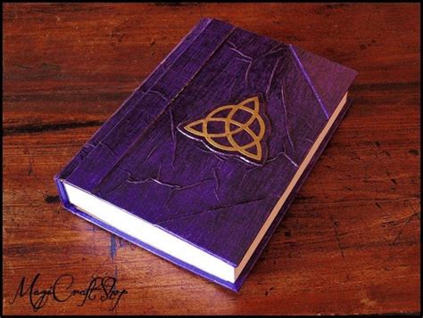 Book Of Shadows With Triquetra Symbol Different Colors Available Big