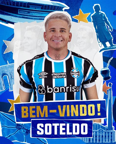 Grêmio anuncia primeira contratação para 2024 Soteldo