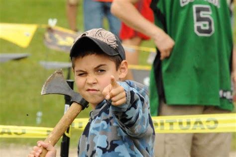 Tomahawk Throwing Boy Scouts – Youth Outdoor Activity Day