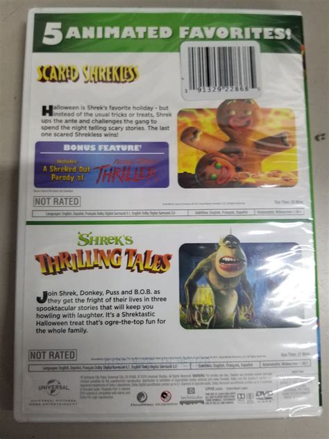 Scared Shrekless Shrek S Thrilling Tales DVD Kristen Schaal NEW