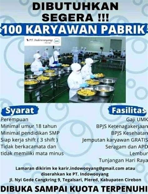 Loker Fscm Cirebon Lowongan Kerja PT DNR Distributions Cirebon