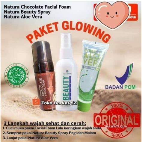 Jual Skincare Paket Lengkap Naturaworld Serum Natura Beauty Spray