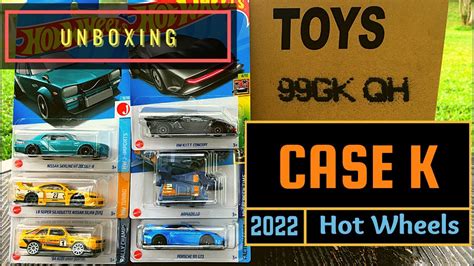 Outdoor Unboxing Hot Wheels 2022 Case K YouTube