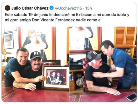 Jc Chávez Pidió A Vicente Fernández Su Bendición Para Subir Al Ring