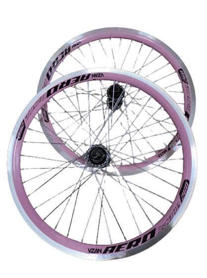 Par Rodas Aro 20 Vzan Aero Alumínio V Brake V Cores Mtb Peças para