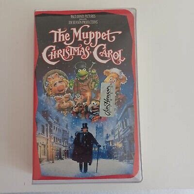 The Muppet Christmas Carol Vhs Jim Henson Clamshell Walt Disney