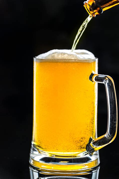 A Glass Of Cold Beer Macro Photography Free Stock Photo 425293