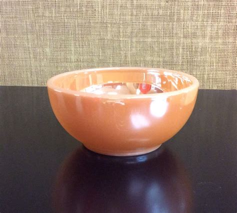 Fire King bowl Peach Orange, Light Orange, Fire King, Vintage Glassware, Cereal Bowls, Beautiful ...