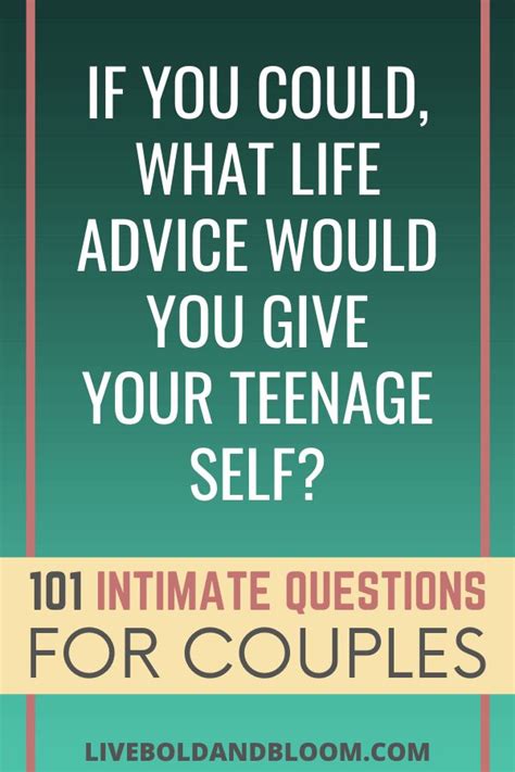 101 Intimate Questions For Couples Intimate Questions Intimate