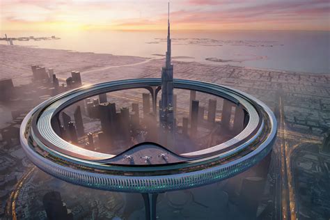 Cutting Edge Concept Called The Downtown Circle Alters Dubais Skyline