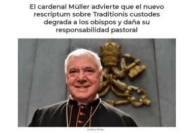 MiL Messainlatino it Müller e la Messa Tradizionale il Papa