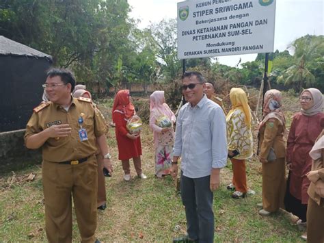 Kunjungan Badan Ketahanan Pangan Sumsel Ke Stiper Sriwigama Stiper