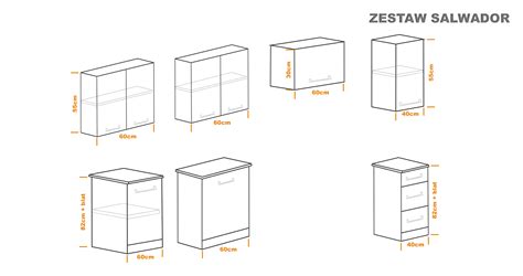 Zestaw Mebli Kuchennych Salwador Sonoma Meble Maru