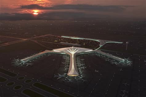Chinas New Terminal At Changchun Longjia Airport Reveals Futuristic