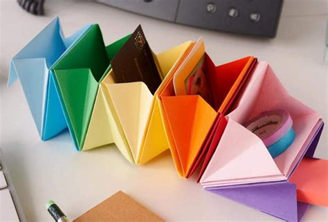 10 rangements de bureau originaux à faire soi même Origami Idée