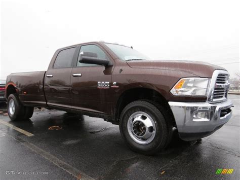 Western Brown 2014 Ram 3500 Big Horn Crew Cab Dually Exterior Photo