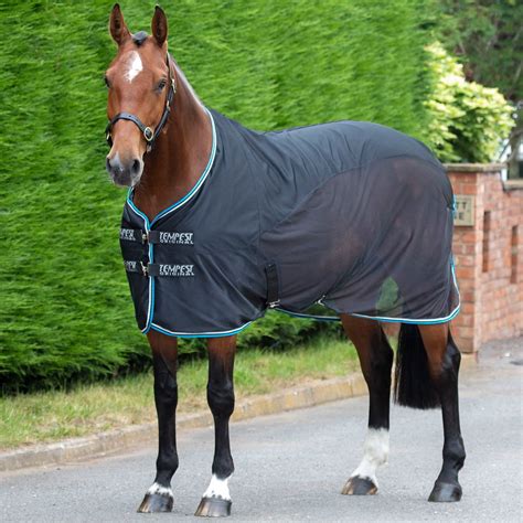 Shires Tempest Original Fleece Mesh Cooler Rug Black