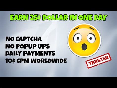 Best Shortener 10 CPM No Captcha No Pop Up Ads High CPM