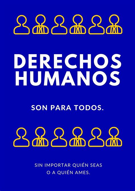 Plantillas Para Carteles Sobre Los Derechos Humanos Canva