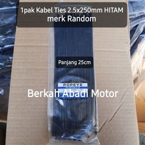 Jual Kabel Ties Nylon Cm Hitam Ckd Kabel Tis Mm Tali Rek