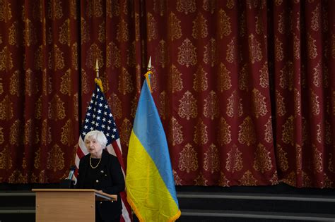 Janet Yellen Visits Ukraine And Pledges Even More U S Economic Aid NPR