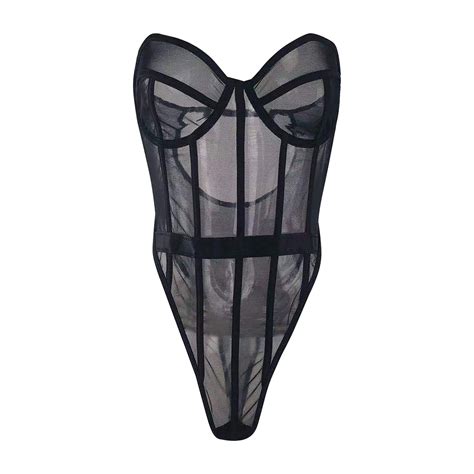Ruimatai Womens Lingerie Babydoll Lace Nightgown Mesh Chemise Boudoir