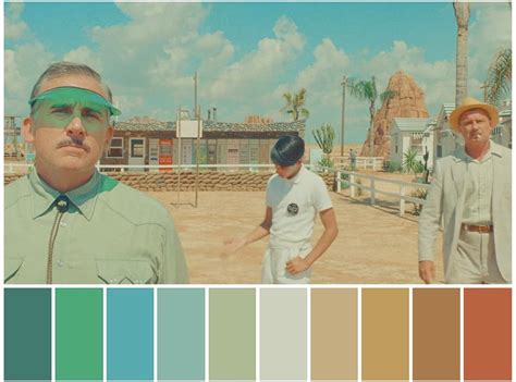 Wes Anderson Color Palette