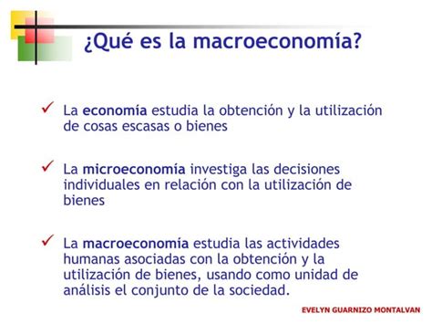 Conceptos Esenciales De Macroeconomia PPT Descarga Gratuita