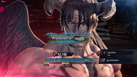 Devil Jin Raijin Rank Acquired Tekken Online Youtube