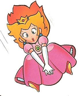 Daily Princess Peach On Twitter Art Of Princess Peach Falling From