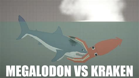 Kraken Vs Megalodon In Melon Playground People Playground 1236