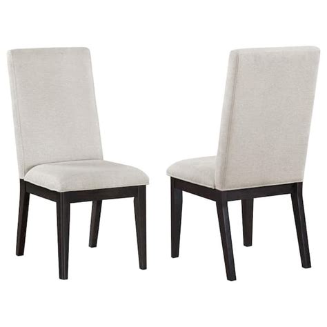 Coaster Hathaway Cream Fabric High Back Upholstered Dining Side Chair