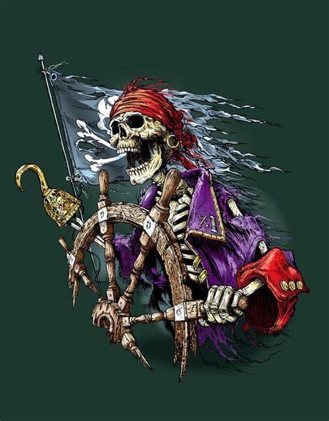 Pin By Maria On Skulls Of Badassery Pirate Art Pirate