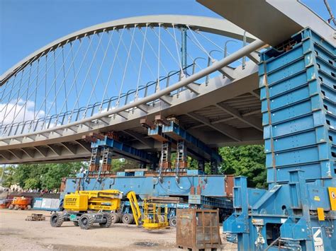 Sarens Replace Bridge Over Railway In Luxembourg Heavy Lift News