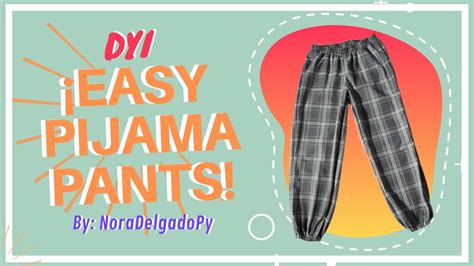 how to make a pijama pants DIY Como hacer un pantalón pijama YouTube