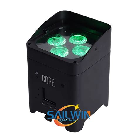 LED 4x18W RGBWA UV Alimentato A Batteria Wireless Dmx Par Can DJ