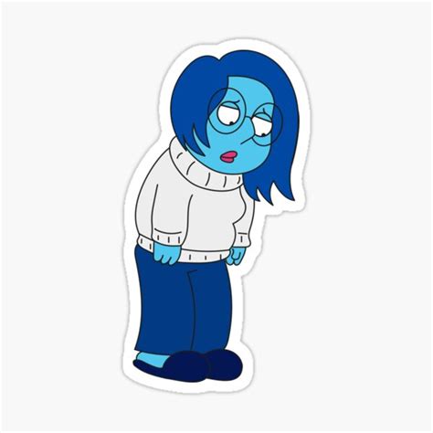 Sad Meg Sticker For Sale By Frangipanms Redbubble