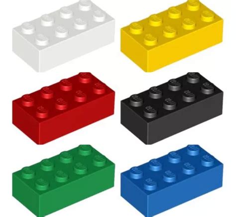 Lego Brick X Cores Variadas Unidades Original