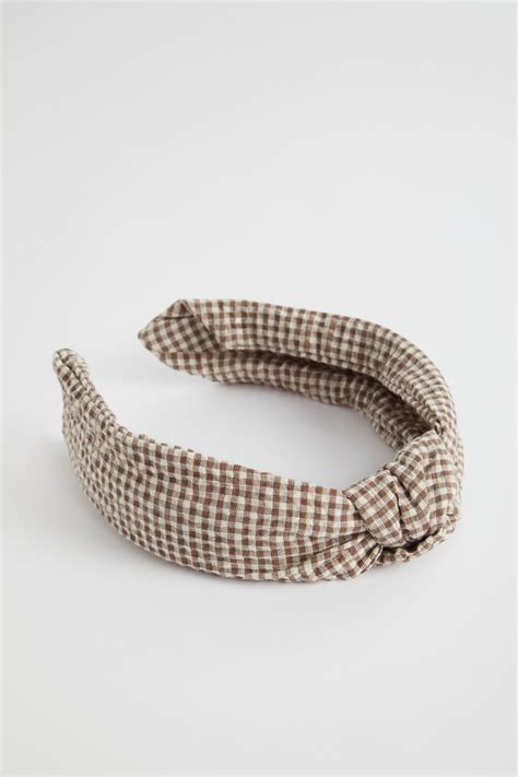 Gingham Knot Headband Seed Heritage