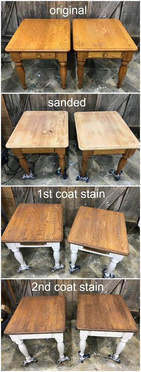 How To Refinish Furniture With Stain Image To U