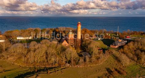 Luftaufnahme Putgarten Herbstluftbild Leuchtturm Als Historisches