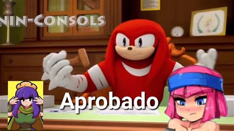 Knuckles Aprobando Waifus De Clash Royale El Final😍 Youtube