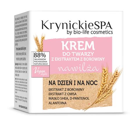 Krynickie Spa Krem Do Twarzy Z Ekstraktem Z Borowiny Ml Sklep