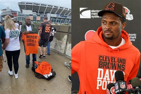 Browns Fan Spotted Selling Horrible Deshaun Watson Inspired T Shirt