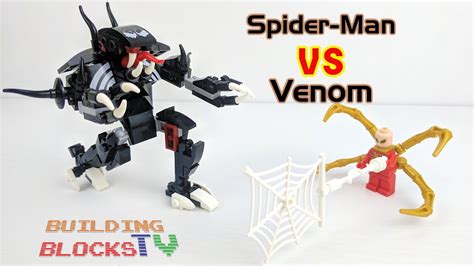 Golden Spider Man Vs Venom Mecha Lego Marvel Spider Man Vs Venom Sets