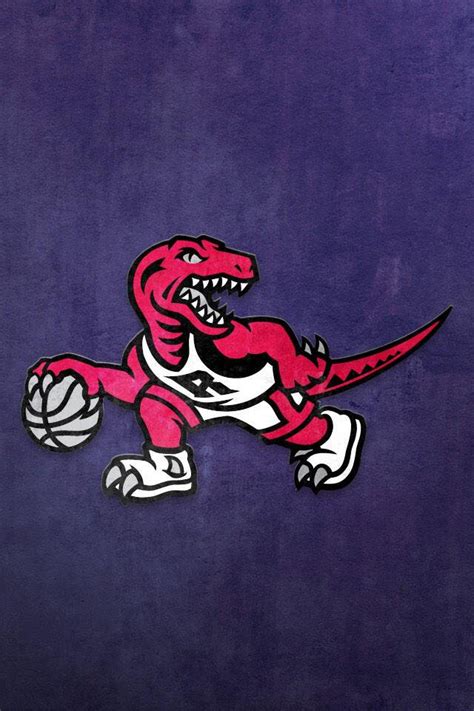Toronto Raptors Dinosaur Logo 640x960 Wallpaper