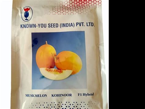 Hybrid 100 Known You Seed Kohinoor Muskmelon Packaging Type Packet