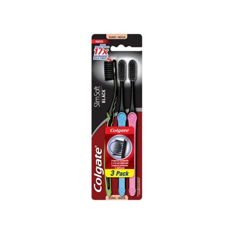 Escova Dental Colgate Slim Soft Black 3 Unidades Leroy Merlin